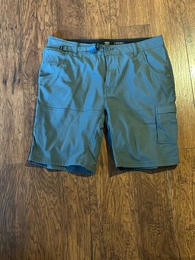 prAna Stretch Zion Shorts Men’s 36x10 – Blue Hiking Outdoor Shorts